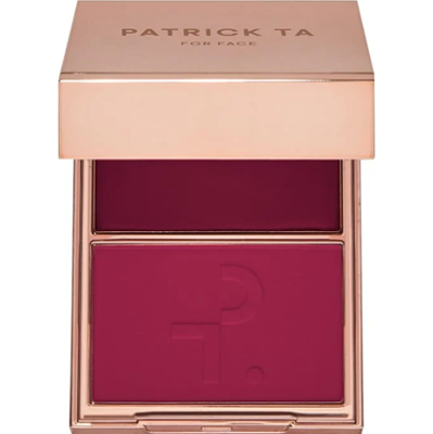 PATRICK TA Major Double - Take Crème & Powder Blush She's Wanted | Paleta różów do policzków