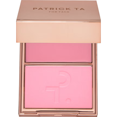 PATRICK TA Major Double - Take Crème & Powder Blush Just Enough | Paleta różów do policzków