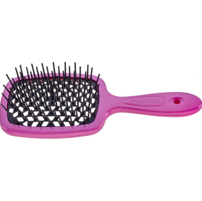Janeke Superbrush Pink-Black | Pneumatyczna szczotka do włosów