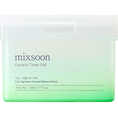Mixsoon Centella Toner Pad | Łagodząco - nawilżające płatki tonizujące