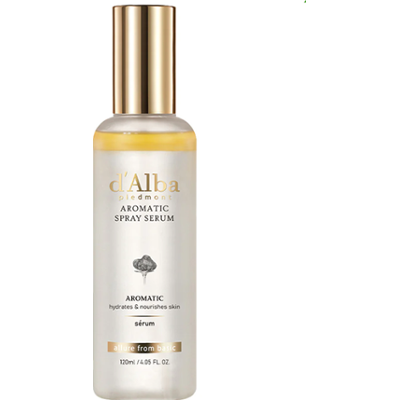 d'Alba White Truffle First Aromatic Spray Serum 120 ml | Dogłębnie nawilżające serum do twarzy z białą truflą