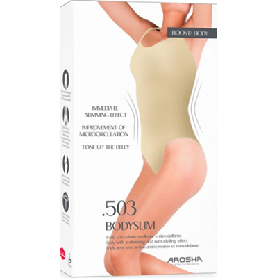 AROSHA Body Slim Size M/L Nude | Body wyszczuplająco-modelujące