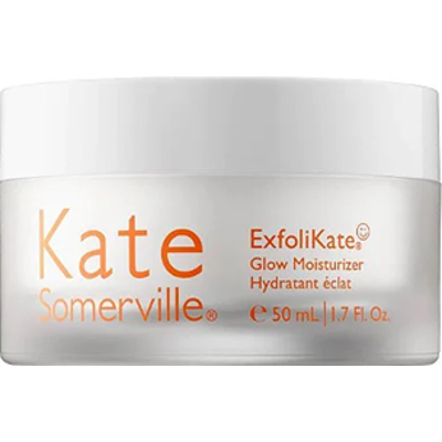 Kate Somerville ExfoliKate Glow Moisturiser 50 ml | Wygładzający krem do twarzy idealny do skóry szarej i matowej