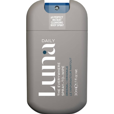Luna Daily The Everywhere Spray-to-Wipe Original 30 ml | Spray do mycia ciała przeznaczony do codziennej pielęgnacji