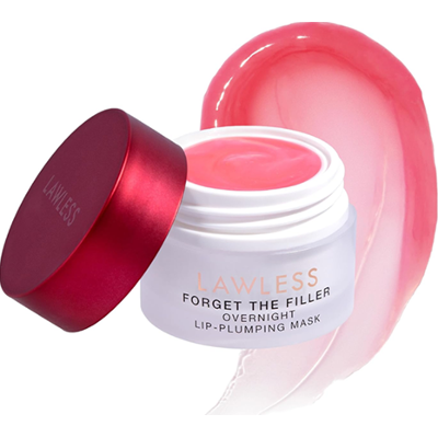 LAWLESS BEAUTY Forget The Filler Overnight Lip Plumping Mask in Cherry Vanilla 8 ml | Dogłębnie nawilżająca maska do ust