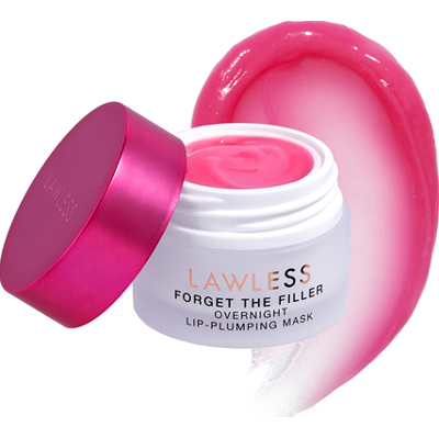 LAWLESS BEAUTY Forget The Filler Overnight Lip Plumping Mask in Juicy Watermelon 8 ml | Dogłębnie nawilżająca maska do ust