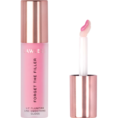 LAWLESS BEAUTY Forget The Filler Lip Plumper Line Smoothing Gloss in Daisy Pink 3,3 ml | Wypełniający błyszczyk do ust
