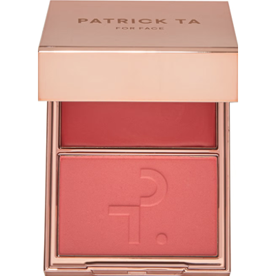 PATRICK TA Major Double - Take Crème & Powder Blush She's That Girl | Paleta różów do policzków