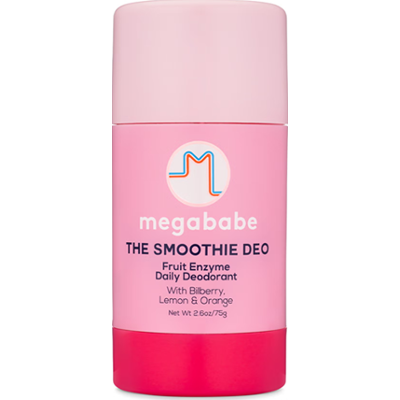 Megababe The Smoothie Deo Fruit Enzyme Daily Deodorant 75 g | 100% naturalny, wegański dezodorant do codziennego stosowania