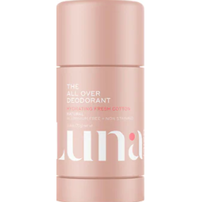 Luna Daily The All Over Deodorant Stick- Extra-strength, Soft Cotton | 100% naturalny dezodorant bez aluminium
