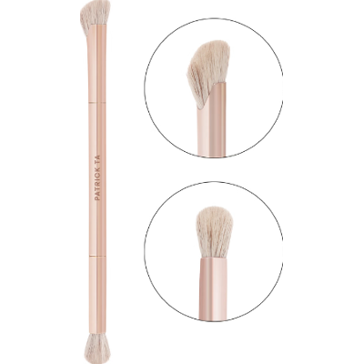 PATRICK TA Precision Sculpting Brush | Dwustronny pędzel syntetycznny do precyzyjnego konturowania