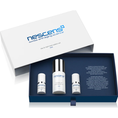 Nescens Day & Night Best Sellers Set - Face Complete Skincare Set | Luksusowy zestaw do pielęgnacji skóry
