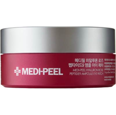 Medi-Peel Hyaluron Rose Peptide Eye Patches 60 pcs | Płatki pod oczy z kwasem hialuronowym i peptydami