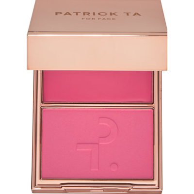 PATRICK TA Major Double - Take Crème & Powder Blush She's a Doll | Paleta różów do policzków