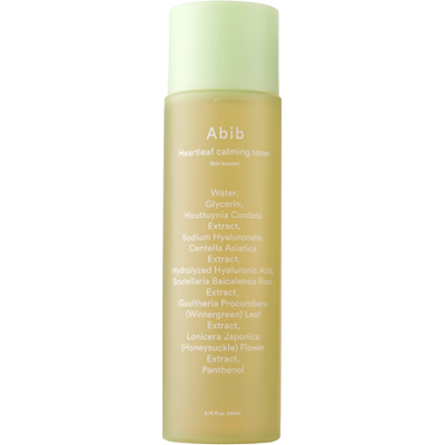 Abib Heartleaf Calming Toner Skin Booster 200 ml | Kojący tonik do twarzy