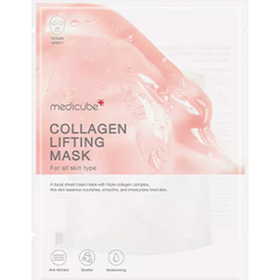 Medicube Firming Collagen Face Mask 27 g | Ujędrniająca maska do twarzy z kolagenem