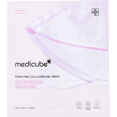 Medicube PDRN Pink Collagen Firming Face Mask 28 g | Hydrożelowa maska do twarzy, ulubieniec Hailey Bieber!