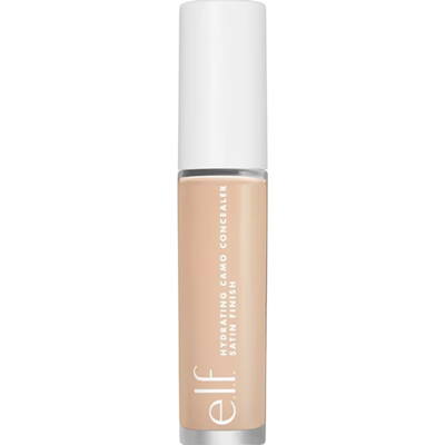 e.l.f. Cosmetics Hydrating Satin Camo Concelaer in Medium Beige | Nawilżający korektor o pełnym kryciu