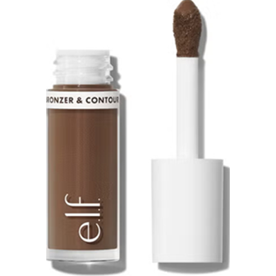 e.l.f. Cosmetics Camo Liquid Bronzer & Contour in Light/Medium | Lekki bronzer i kontur w płynie dla naturalnego efektu muśniętej słońcem skóry