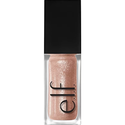 e.l.f. Cosmetics Glow Reviver Lip Oil Glimmer in Crystal Baller | Pielęgnujący olejek do ust z efektem połysku