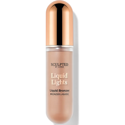 Sculpted by Aimee Liquid Lights Bronzer in Light Bronze 7 ml | Rozświetlający płynny bronzer do twarzy