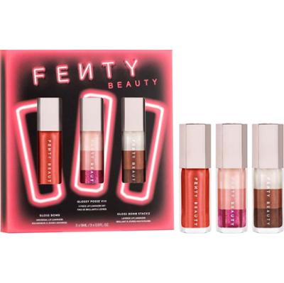 Fenty Beauty Glossy Posse VIII | Limitowany zestaw 3 błyszczyków do ust