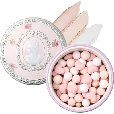MilleFee - Antoinette Perle Face Powder in 01 Pink Chateau 20 g | Luksusowy puder wygładzający z efektem rozświetlenia