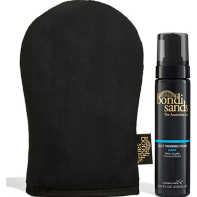 Bondi Sands Self Tanning Foam 200ml - Dark + Mitt | Pianka samoopalająca do ciała z rękawicą do aplikacji