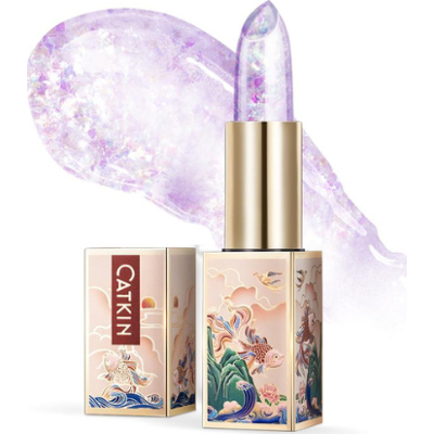 CATKIN - Marble Lip Balm - Amethyst | Balsam dopasowujący się do pH ust