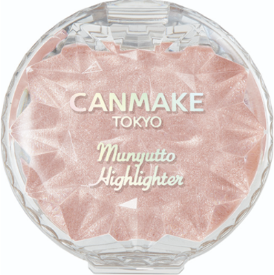 Canmake Munyutto Highlighter in 02 Rose Quartz | Rozświetlacz do twarzy i ciała