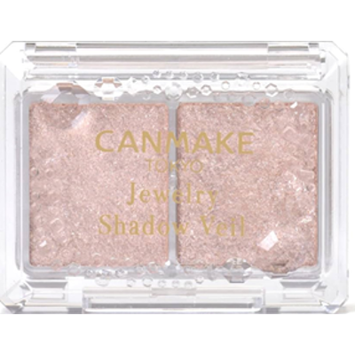 Canmake Jewerly Shadow Veil in 06 Ballerina Beige | Błyszczący cień do powiek w beżowym odcieniu