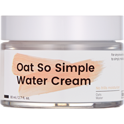 KraveBeauty Oat So Simple Water Cream 80 ml | Lekki krem nawilżający do twarzy