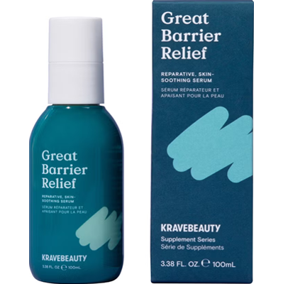 KraveBeauty Great Barrier Relief Serum 100 ml | Odżywcze serum do skóry wrażliwej