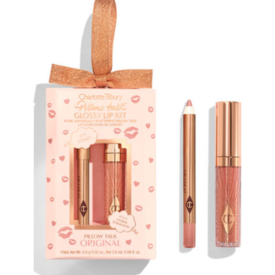 Charlotte Tilbury Pillow Talk Mini Glossy Lips Duo Original | Duet do pełnych i błyszczących ust