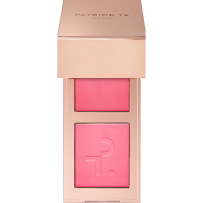 Patrick Ta Major Headlines Double Take Crème & Powder Blush Duo Shes That Girl MINI 5 g | Paleta róży do makijażu w wersji MINI