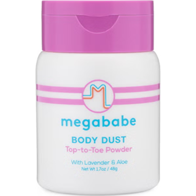 Megababe Body Dust Mini Top-to-Toe Powder 48 g | Uniwersalny puder do ciała