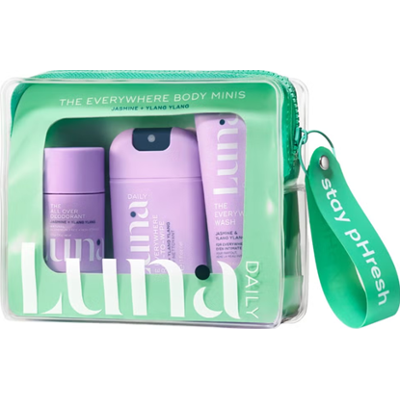 Luna Daily The Everywhere Body Minis Starter Set Jasmine & Ylang Ylang 150 ml | Zestaw mini kosmetyków do pielęgnacji ciała