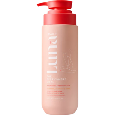 Luna Daily The Everywhere Wash Hydrating Fresh Cotton 400 ml | Delikatny żel do codziennej pielęgnacji skóry
