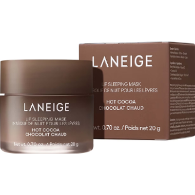 LANEIGE Lip Sleeping Hot Cocoa 20g | Intensywnie regenerująca maseczka do ust na noc