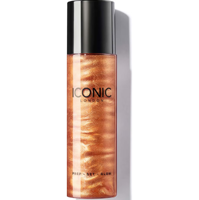 ICONIC London Prep-Set-Glow Glow 120 ml | Rozświetlająca mgiełka utrwalająca makijaż