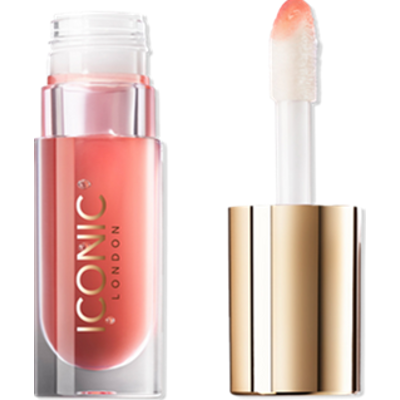 ICONIC London Lustre Lip Oil in She's a Peach 6 ml | Nawilżający olejek do ust z efektem połysku