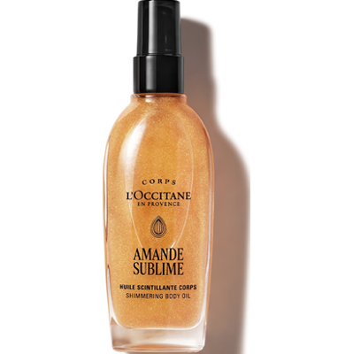 L'Occitane Almond (Amande) Shimmering Body Oil 100 ml | Rozświetlający olejek do ciala