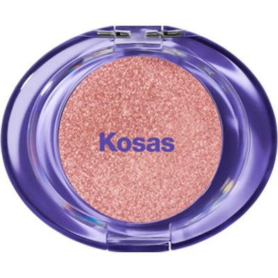 KOSAS Shiny Objects Wet Glisten Powder Highlighter in Glimmerose 4,5g | Rozświetlacz o efekcie mokrej tafli