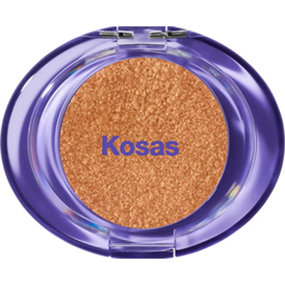 KOSAS Shiny Objects Wet Glisten Powder Highlighter in Gilded 4,5g | Rozświetlacz o efekcie mokrej tafli