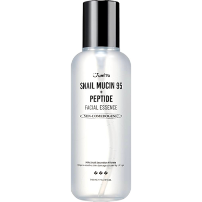 JUMISO Snail Mucin 95 + Peptide Facial Essence 140 ml | Esencja do twarzy ze śluzem ślimaka i peptydami
