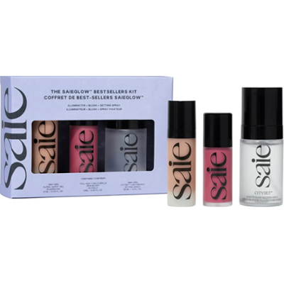 Saie Glow Bestsellers Kit | Zestaw bestsellerów do naturalnego glow i świeżej cery