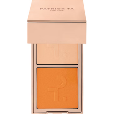 PATRICK TA Transition Blurring Blush Duo in All or Nothing 6 ml | Podwójny róż do policzków z efektem blur