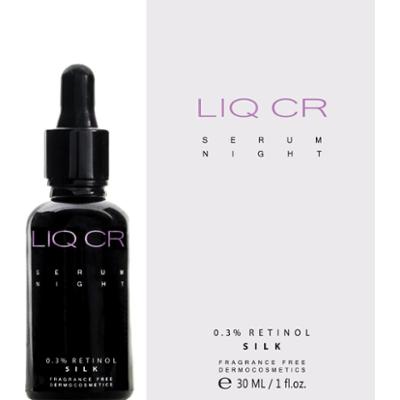 LIQ CR - Serum Night 0.3% Retinol SILK, Koncentrat intensywnie korygujący na noc, 30ml