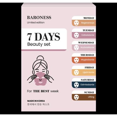 BARONES - Zestaw masek w płachcie na 7 dni
