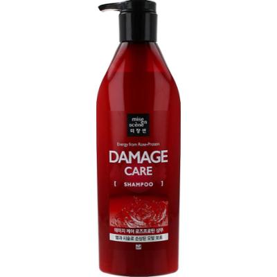 MiseEnScene Damage care rose protein shampoo, 680ml - szampon do zniszczonych włosów